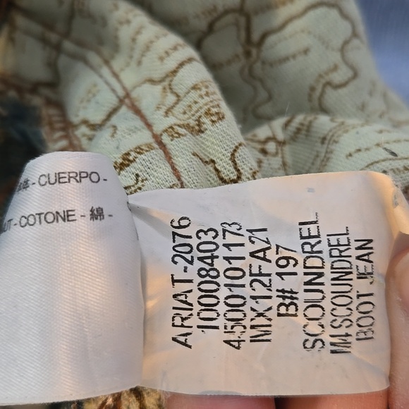 Ariat M4 Scoundrel Relaxed Bootcut Jean 32 x 36 - Picture 7 of 8